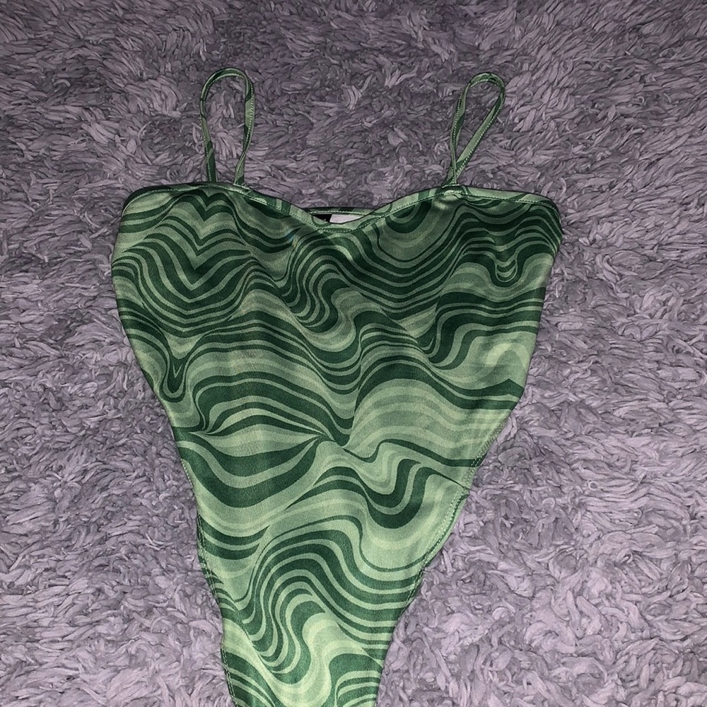 Green bodysuit